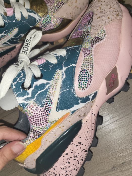 Ténis Exé Rosa brilhantes