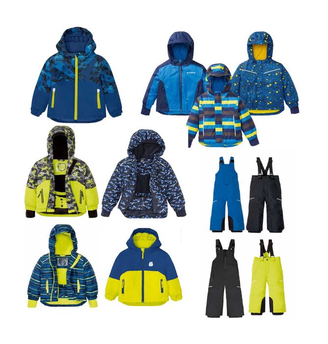 костюм лижний куртка лыжная лижна Lupilu 98 104 110 116 комбінезон