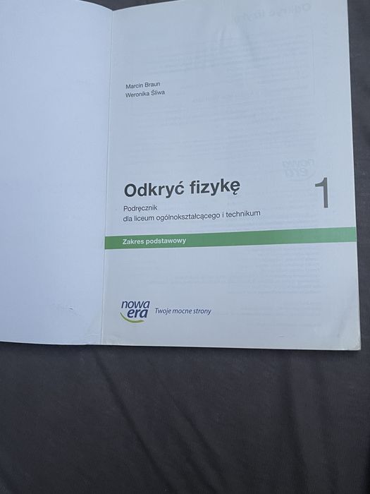 Odkryć fizykę 1 zakres podstawowy