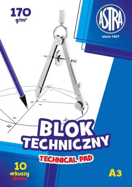 Blok techniczny A3. Astra. Nowy Produkt