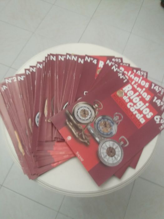Coleção de revistas relógios da salvat