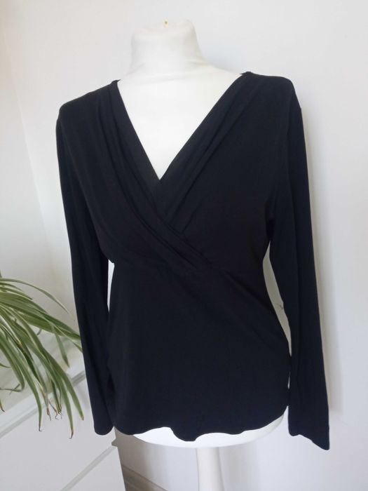 Czarna bluzeczka damska wiskoza r M/L