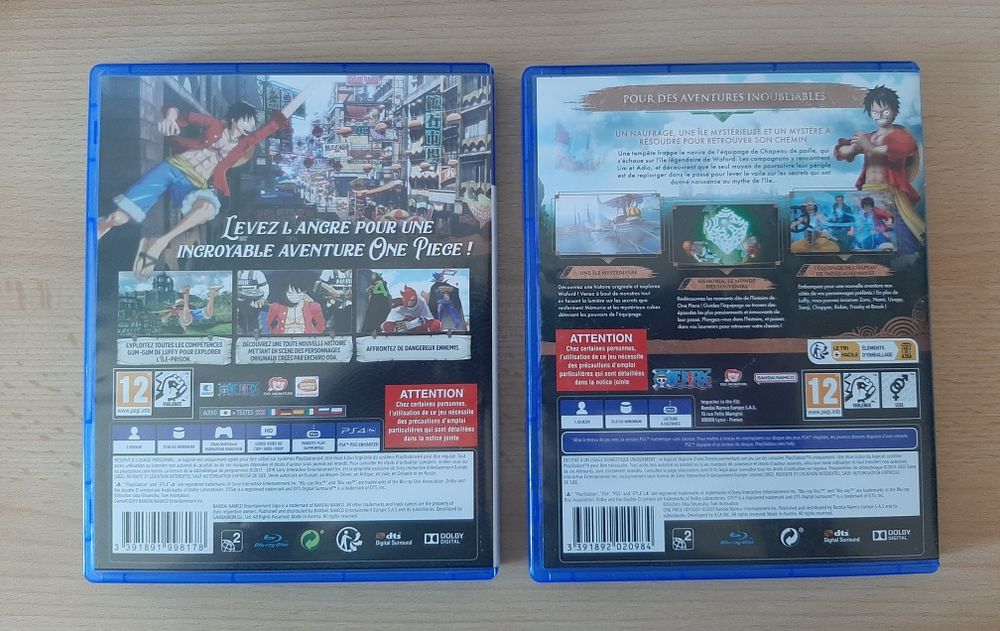 Conjunto One Piece PS4 Excelente Estado