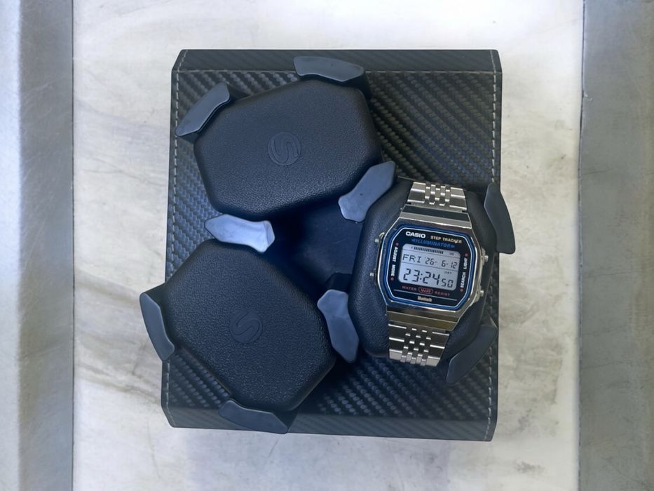 Rotomat na 3 zegarki automatyczne FRUcase – Carbon, USB