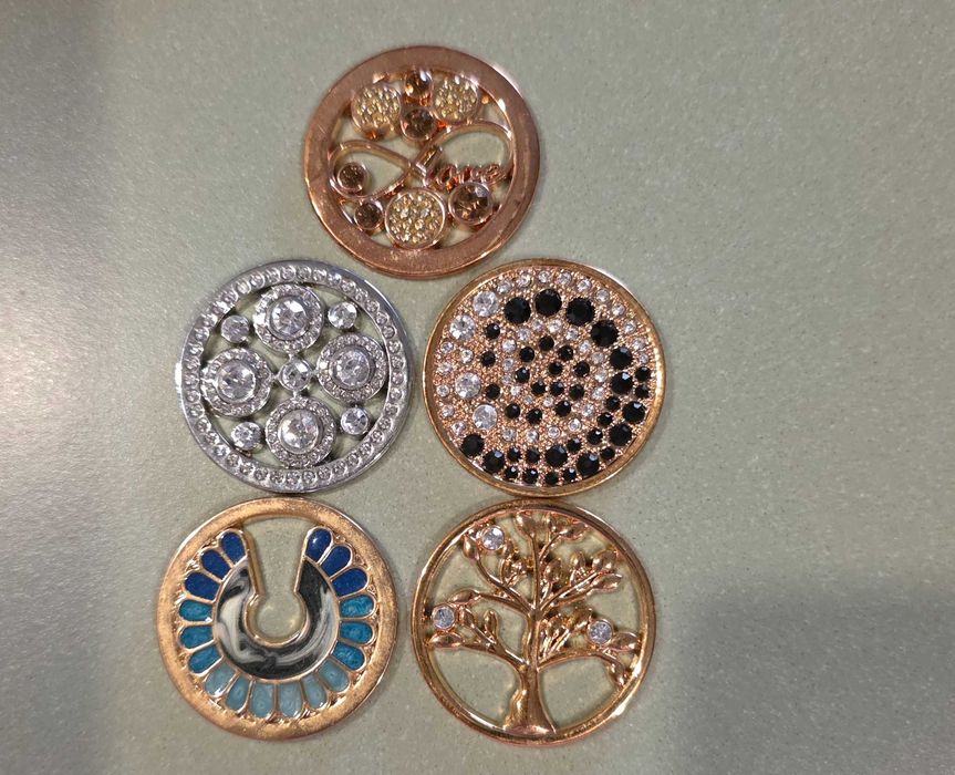 Pendente Moeda 33 mm variável Pingente Medalhão Moldura