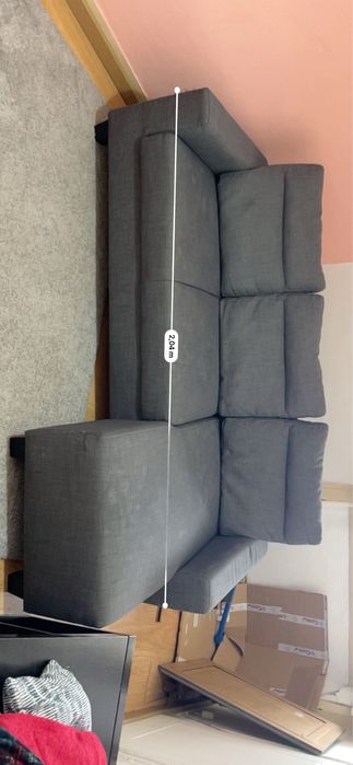 Sofá com chaise long