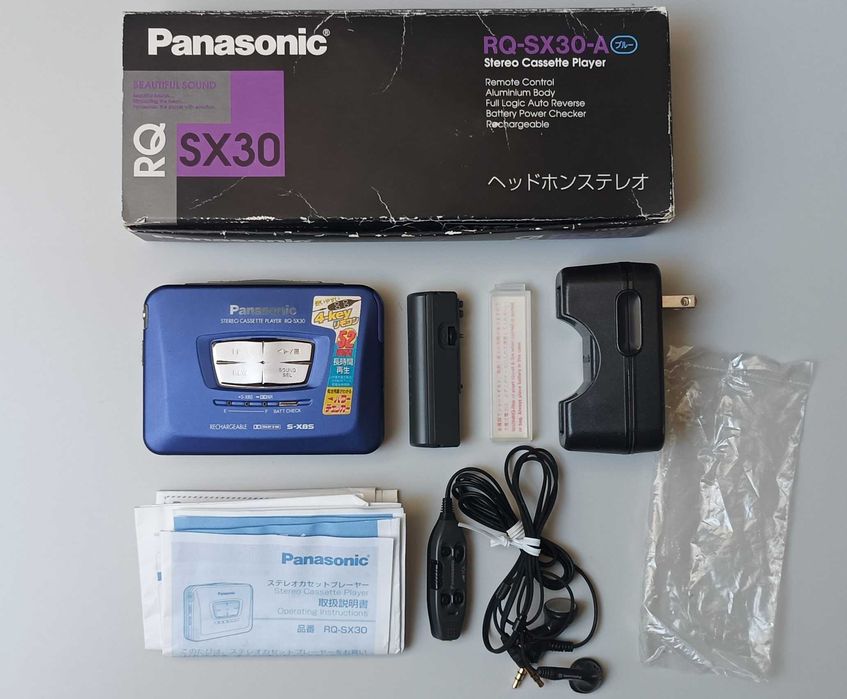 カセットウォークマンPanasonicRQ-SX30V銀「整備済み、完動美超品」 カセットウォークマンPanasonicRQ-SX30V銀「整備済み、完動美超品」