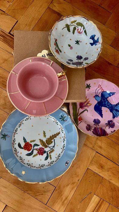 Дофаміновий набір преміум Італія порцеляновий не Villeroy Boch посуд від відомого італійського бренду Bitossi Home