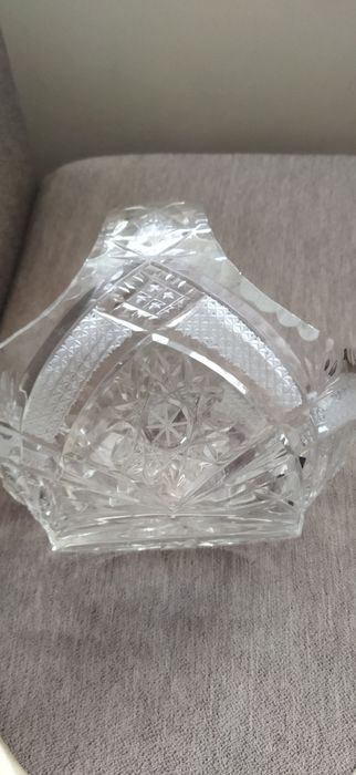 Koszyk kryształowy owocarka