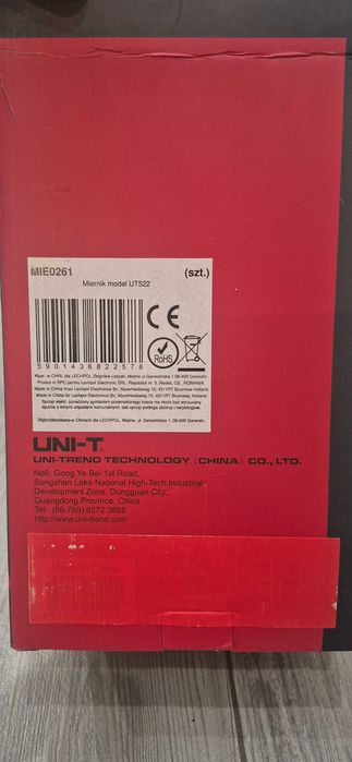 Miernik rezystancji uziemienia Uni-T UT522