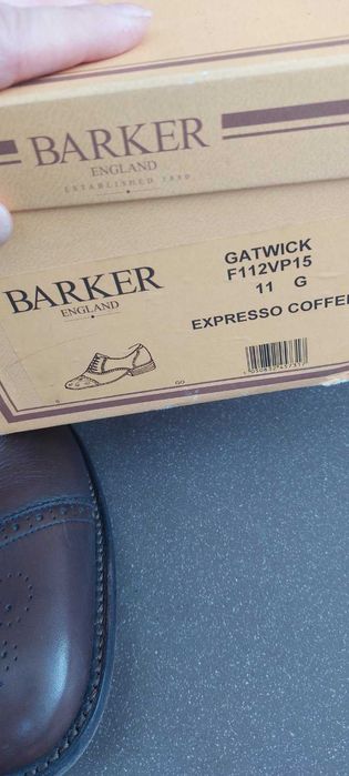 Туфлі кожані  Barker oksfordi
