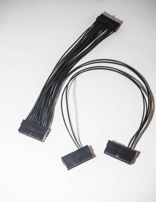 Cabo Mineração Dual/Triple PSU ATX 24Pins