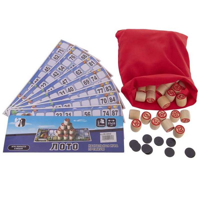 Настільна гра лото в прозорому чохлі SP-Sport IG-8802