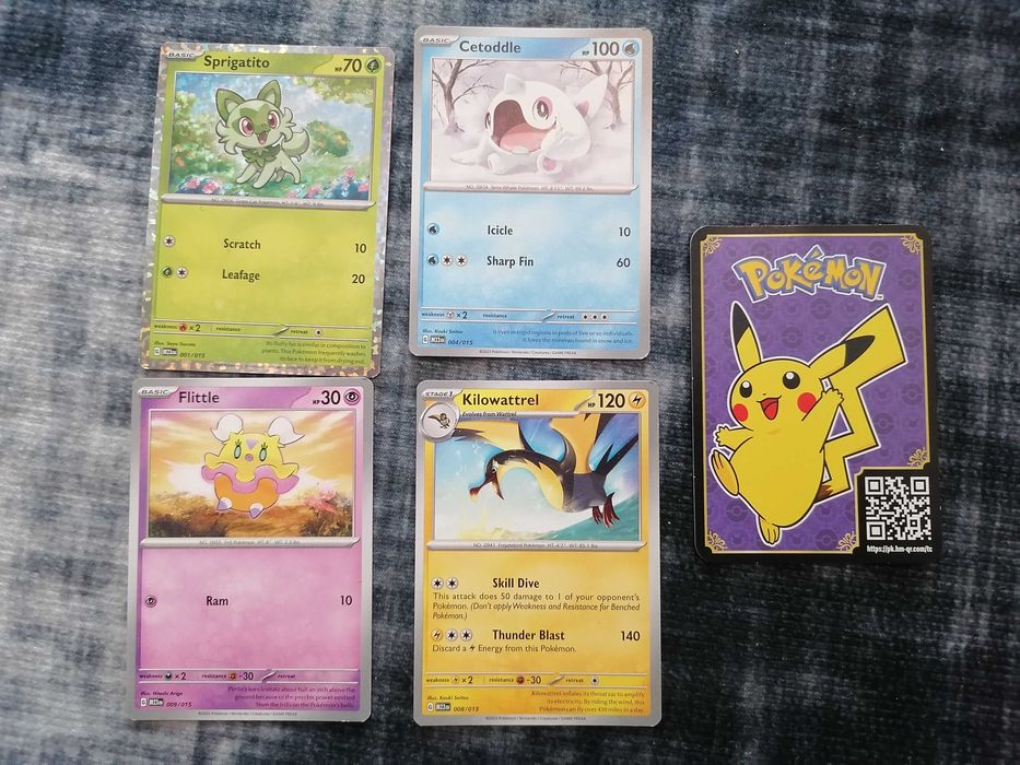 63 Cartas Pokemon - Medalha Pikachu  - colecionador