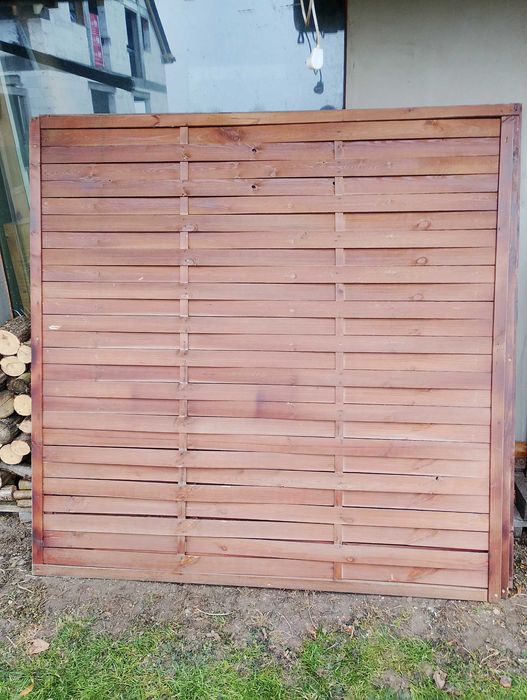 Płot lamelowy 180x180