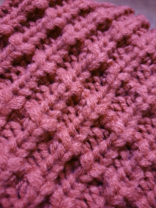 Czapka damska brudny róż