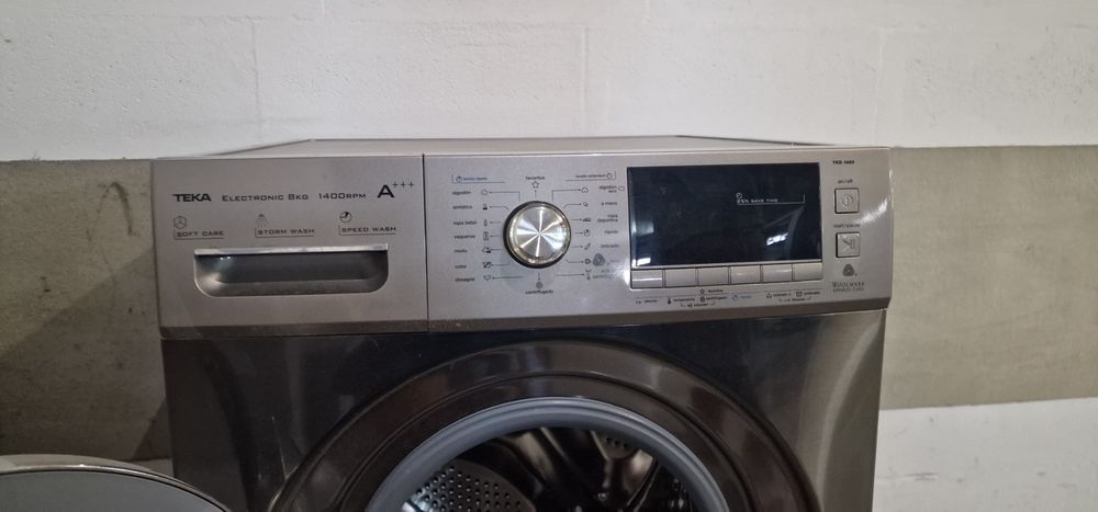 Máquina de Lavar Roupa Teka TKD 1480 – 8kg / 1400 rpm