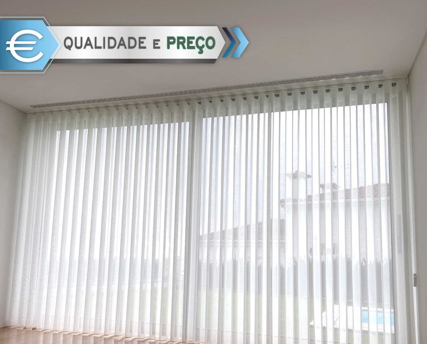 Cortinas de Onda Perfeita (por medida)