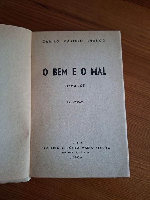 Livro O bem e o mal