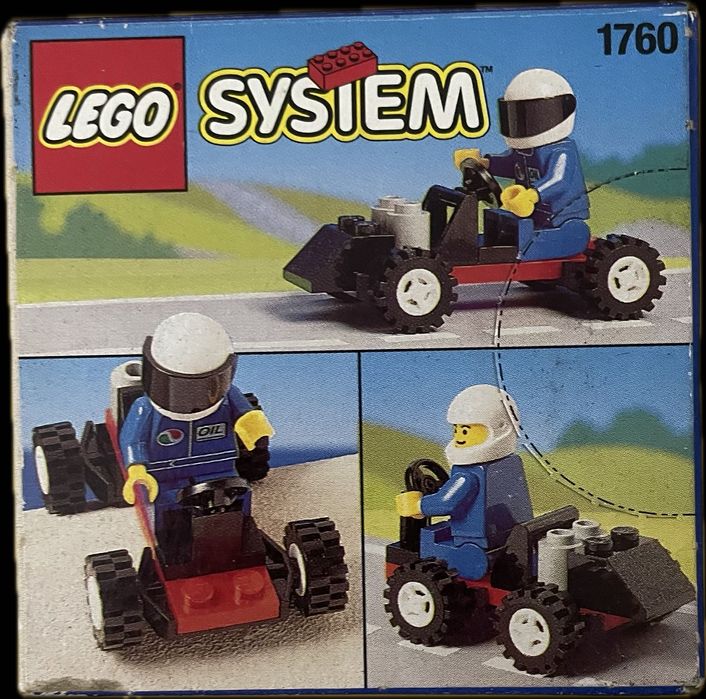 Lego vintage novo em caixa sem uso kart
