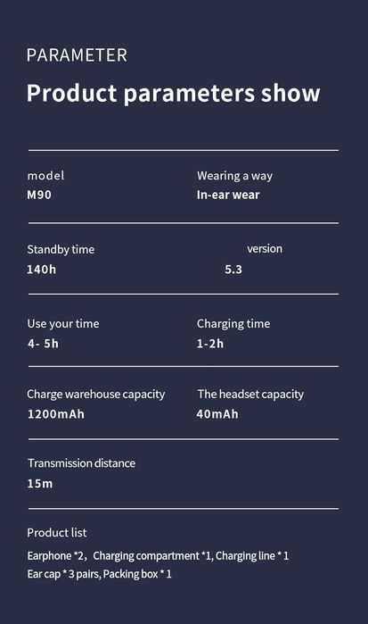 Auriculares 3 em 1 Bluetooth c/ powerbank e lanterna