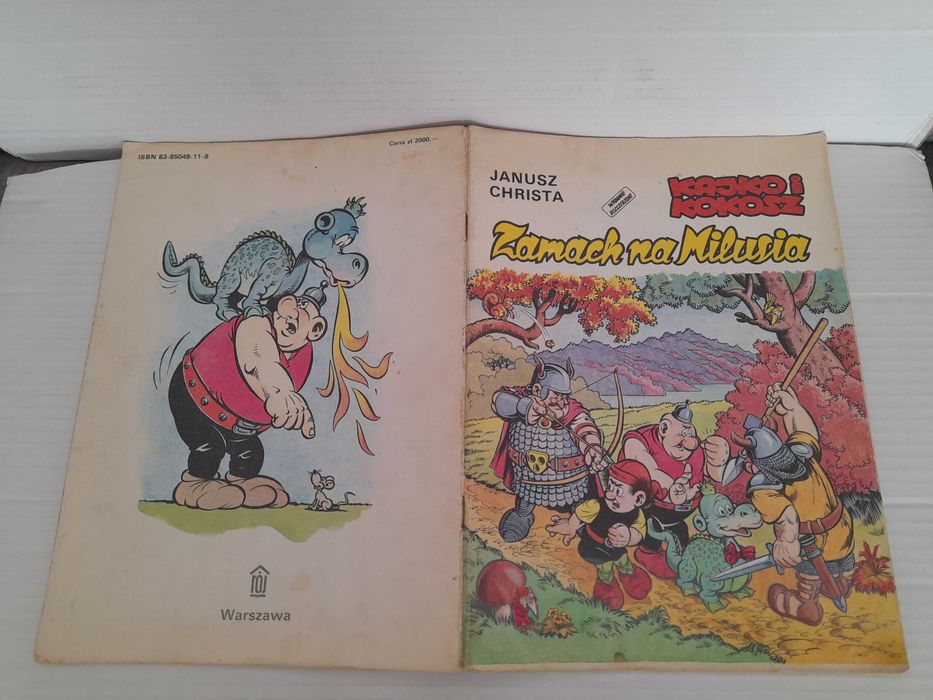 Komiks KAJKO I KOKOSZ Zamach na Milusia wydanie 1 1989 RÓJ J. Christa