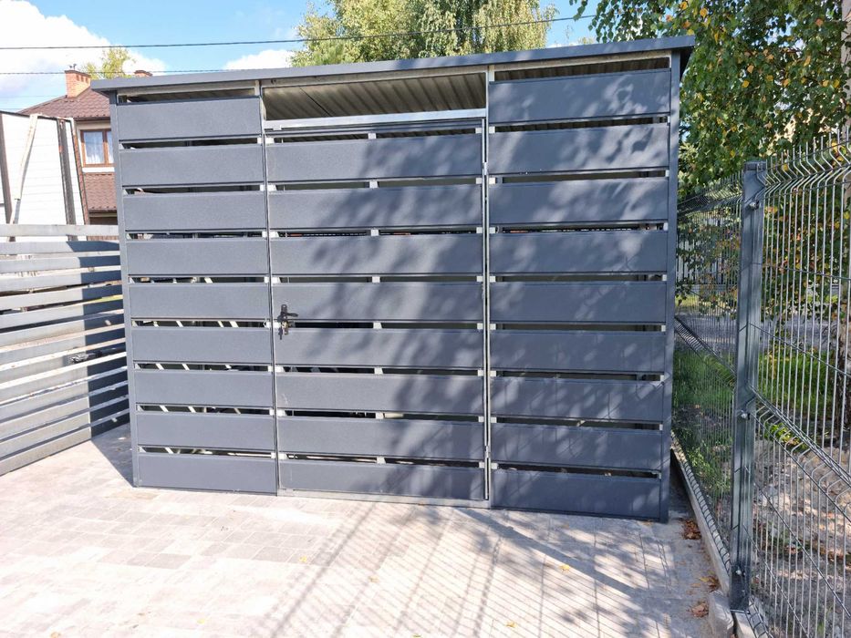 Wiata śmietnikowa panelowa KAŻDY WYMIAR