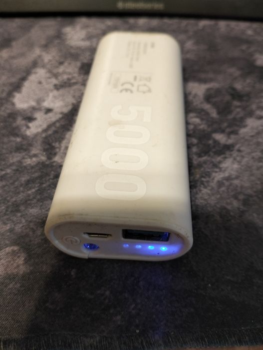 Powerbank biały 5000mAh