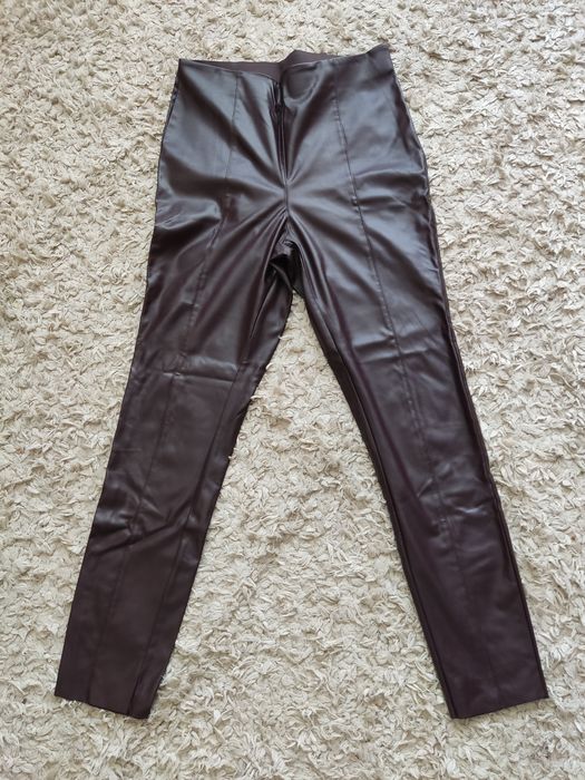 Spodnie skórzane H&M rozmiar 42 
R