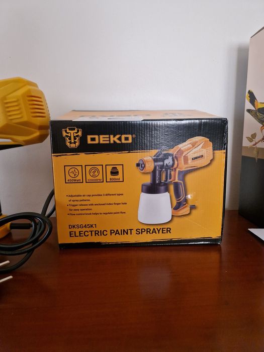 Pistola de pintar elétrica DEKO