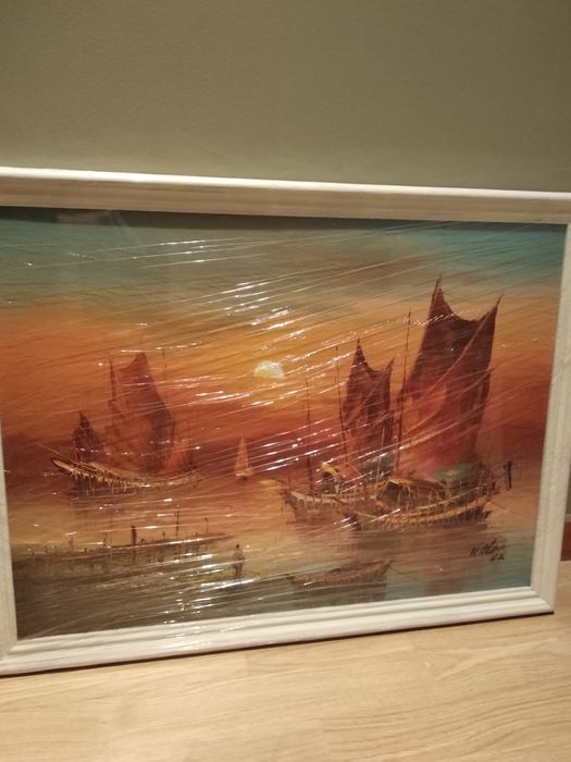 Quadros pintados a óleo