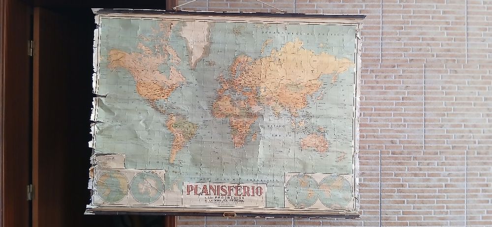 Mapa escolar antigo