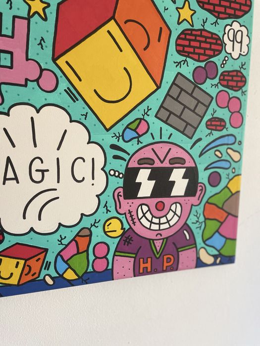 Tela única 1/1 do artista HATORY PABBLO - INTERNET IS A LIE - 2019