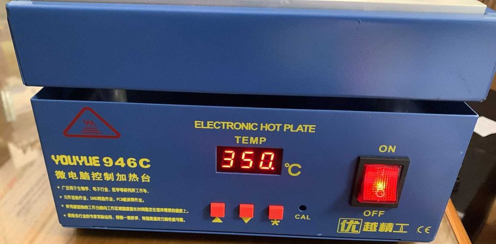 Aquecedor de placas electronicas para reparação