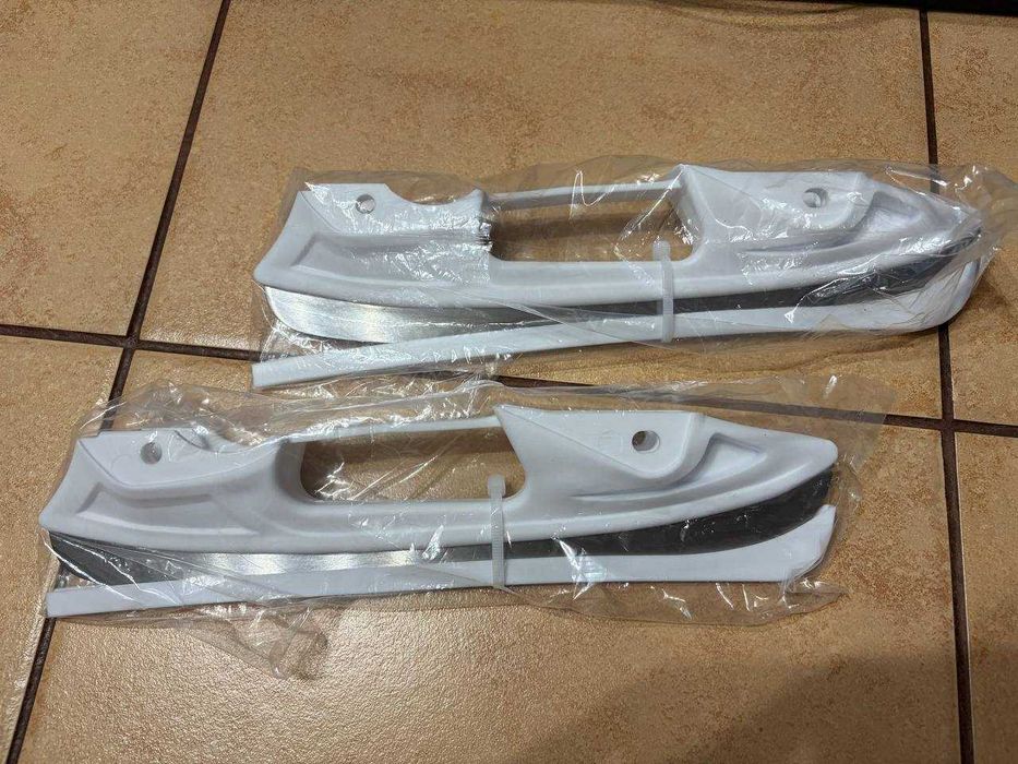 Rolki Łyżworolki Regulowane 4w1 Rozmiar 39-42 Biało-Czarne + Kółka LED