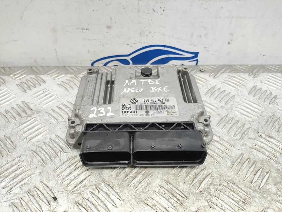 Centralina Motor ECU Original VWAG Bosch Volkswagen Golf V 1.9 TDI 105cv BXE