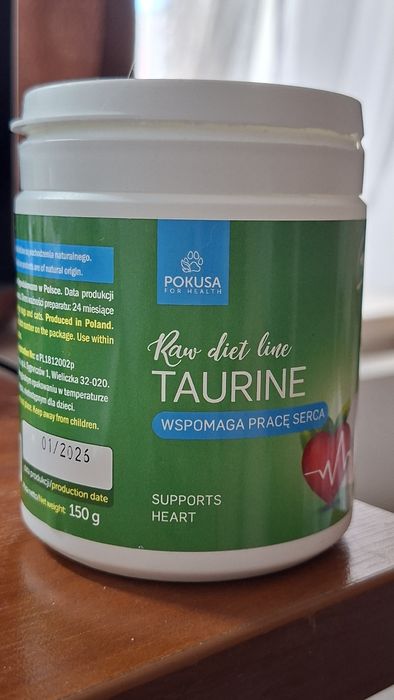 Suplementy dla kota psa Tauryna Pokusa