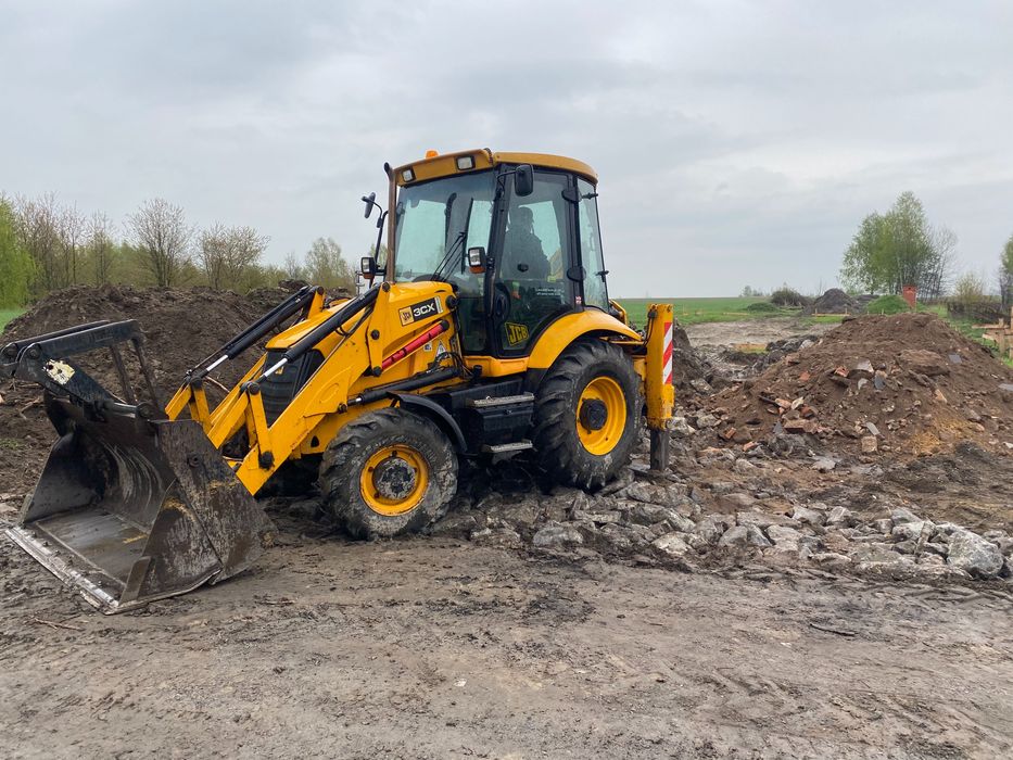 Usługi koparko-ładowarką , koparkami , wywrotkami , Tanio i Solidnie