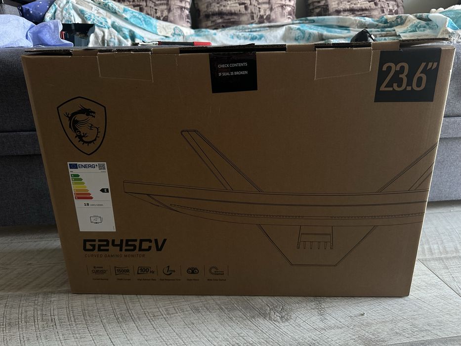 Вигнутий ігровий монітор 23.6 MSI Optix G245CV