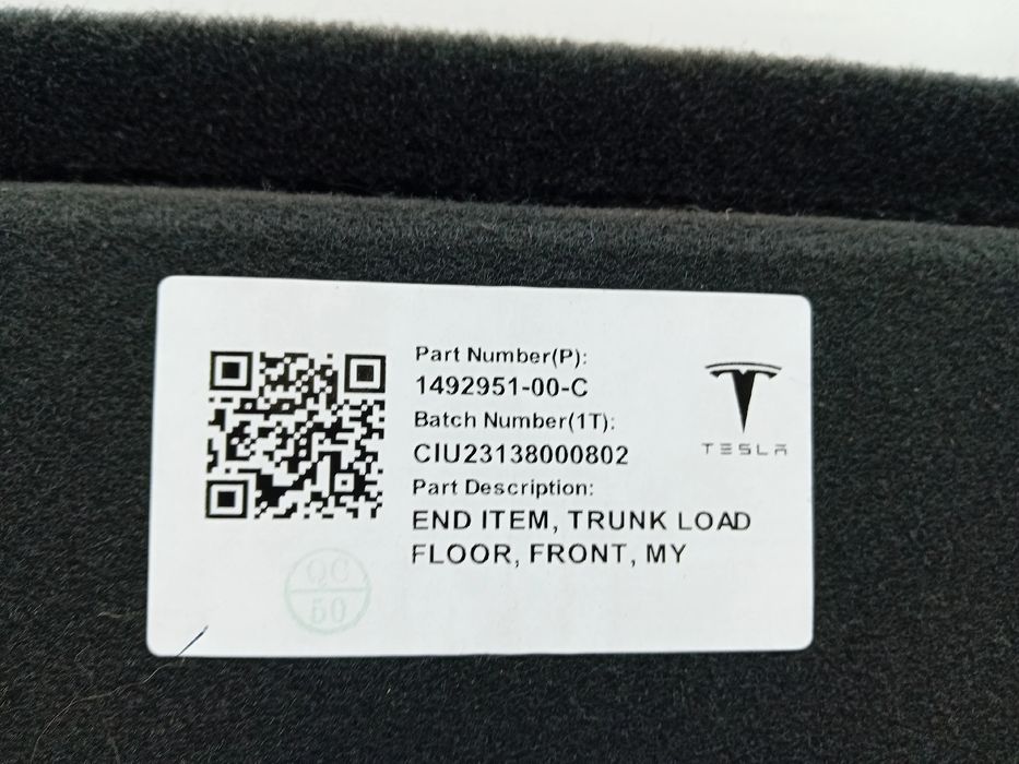 Tapete da Mala TESLA Model Y (5YJY)