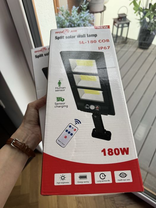 Lampy solarne 2 sztuki