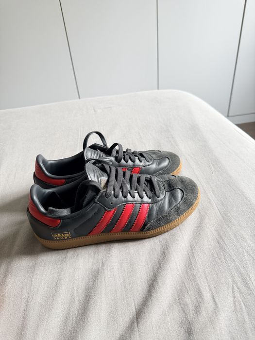 Adidas Samba preto e vermelho / tam 41 EU