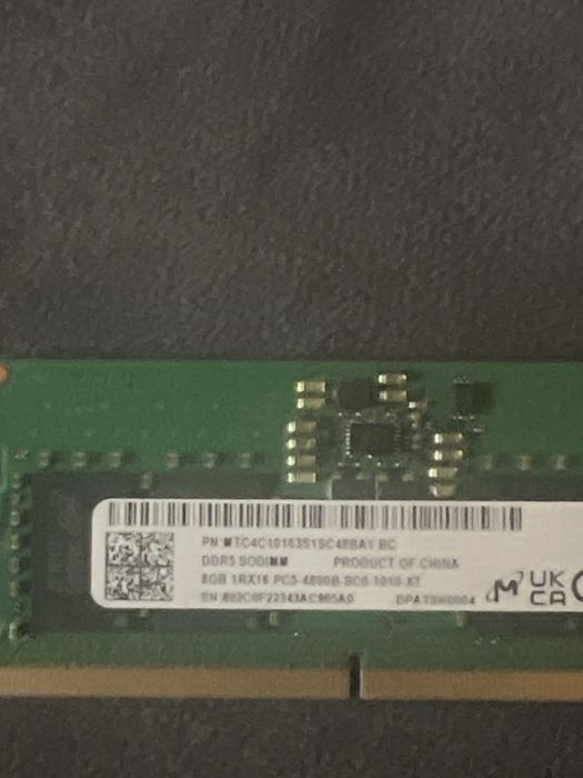 Ddr 4800 sodimm оперативна памьять