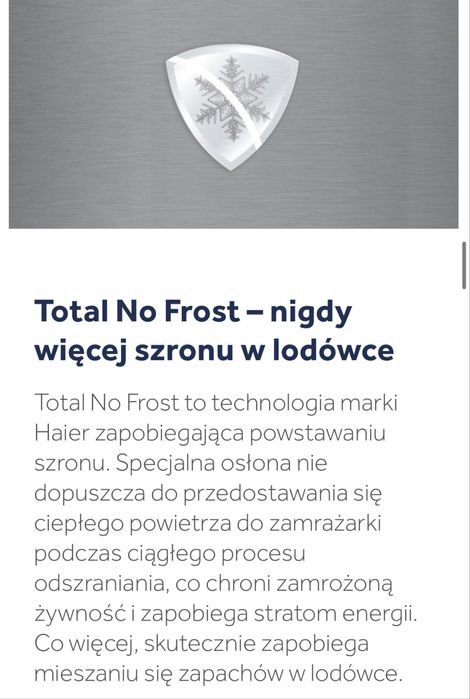 Lodówka Haier A3FE742CGBJ