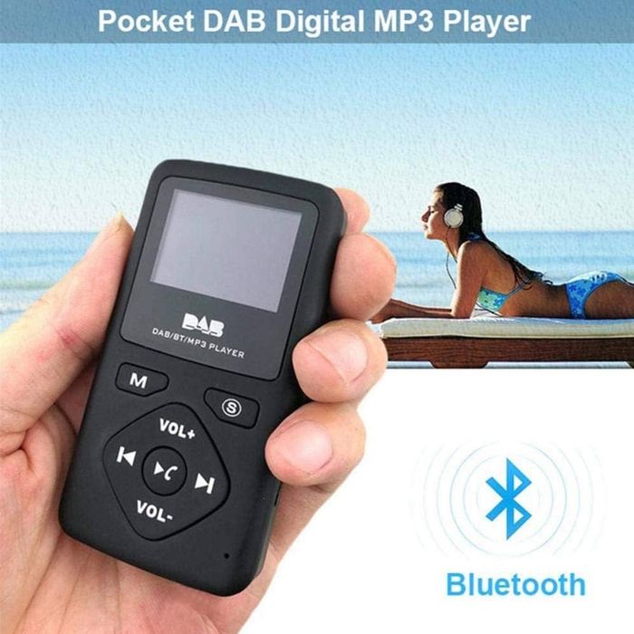 Цифрове радіо Bluetooth 4.0 Персональне кишенькове FM-радіо,мp3 плеєр