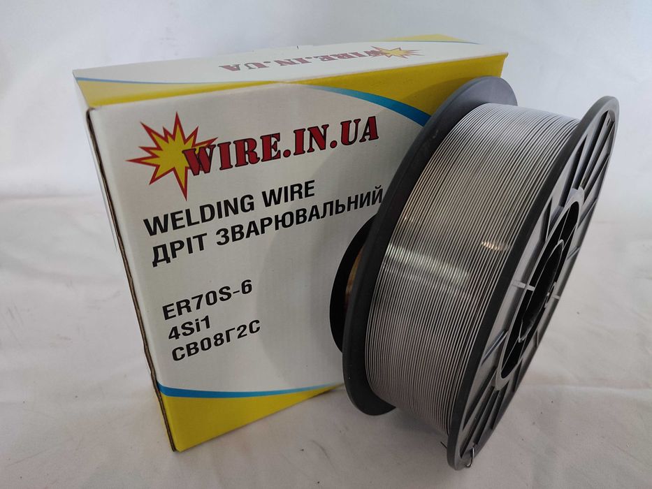 Проволока сварочная Дріт зварювальний G4Si1 ER70S-6 Св-08Г2С 0,8-5,0мм