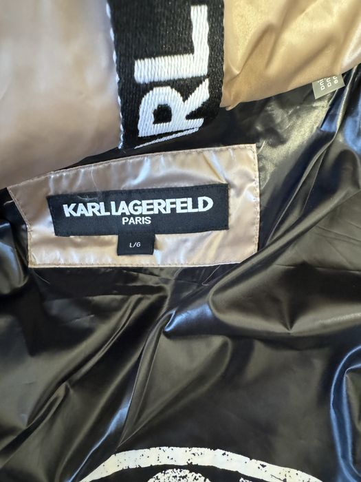 Зимове пальто, пуховик, качинний пух. KARL  LAGERFELD