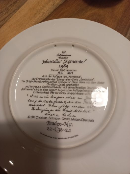 Bradex Seltmann Weiden Porzellan duży jak nowy