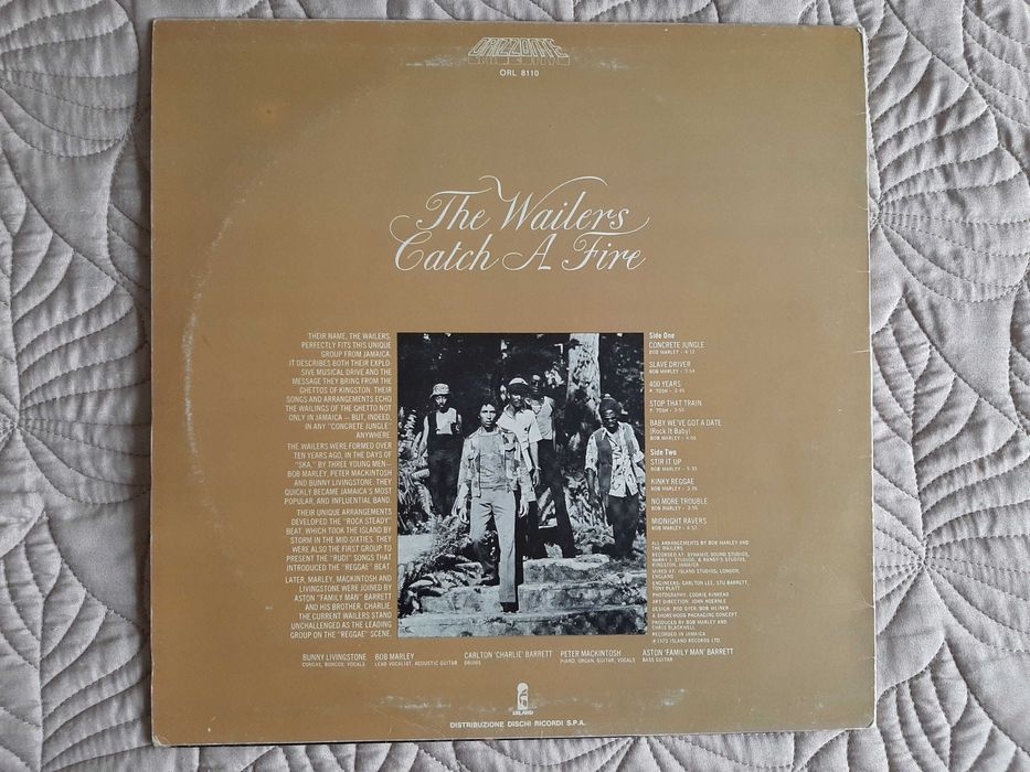 Bob Marley & The Wailers - Catch A Fire - Itália - Vinil LP