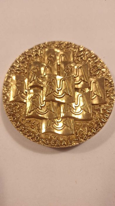 Medalha Bronze Comemorativa 160 Anos Montepio Geral (1840-2000) – Niels Fischer